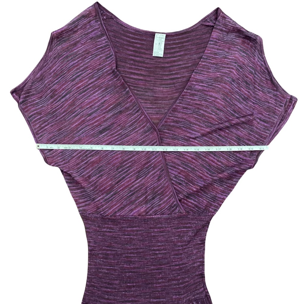 Gorgeous! Italian Designer Production Sample; Purple Slip&Cowl-Neck Dress! EUC! - Picture 5 of 16